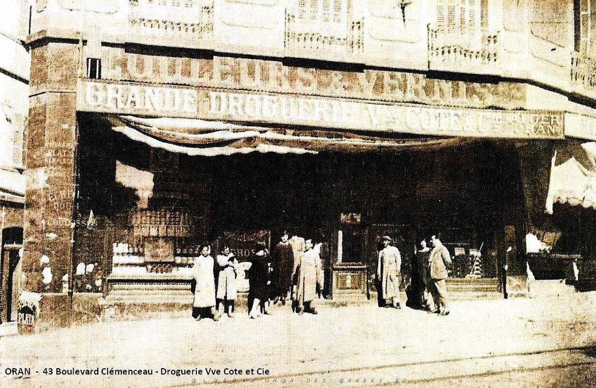 1658- Oran - 43 Bd Clemenceau ex-Seguin - Etablissements Veuve Cote et Cie - 1926.jpg